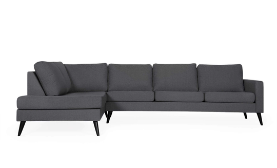 GOTLAND L-soffa Vänster Mörkgrå
