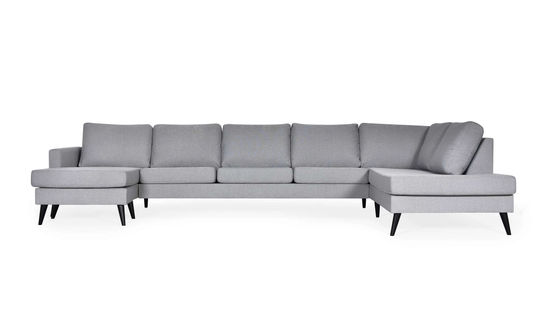 GOTLAND U-Soffa XL Höger Ljusgrå