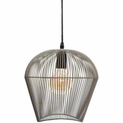 Taklampa Atmosphera Jena Grå 40W Metall (26 x 26 x 25 cm)