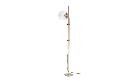 GOLVLAMPA Mässing/Glas