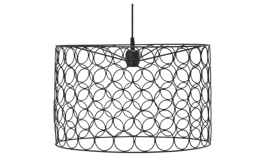 RING Taklampa Svart 50 cm