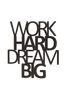 Väggdekor Ord Work