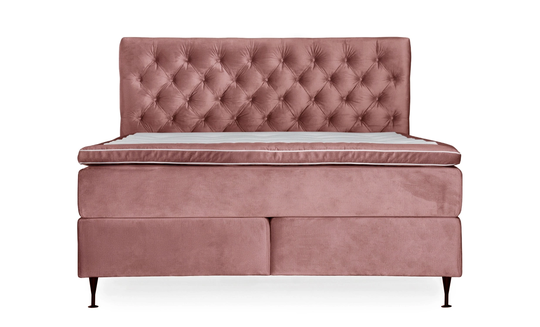 OPERA 160 Sängpaket Sammet Rosa