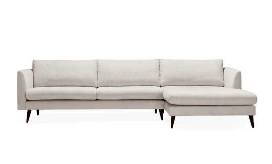 DJURSHOLM Divansoffa Höger Beige