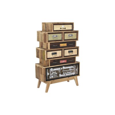 Byrå DKD Home Decor Gran Naturell MDF Vintage (70 x 33,5 x 111 cm)