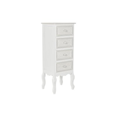 Byrå DKD Home Decor Trä Vit Trä MDF (40 x 34 x 101 cm)