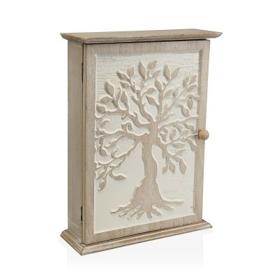 Nyckelskåp Versa Träd Trä MDF (1,5 x 32 x 26,8 cm)