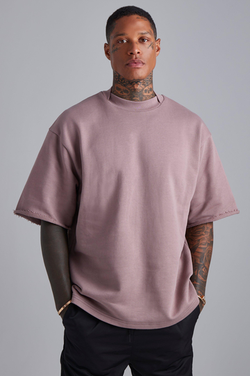 Boxig Kortärmad Sweatshirt, Purple