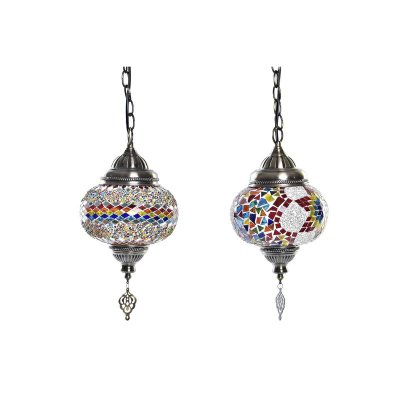 Taklampa DKD Home Decor Multicolour 220 V 50 W (18 x 18 x 28 cm) (2 antal)