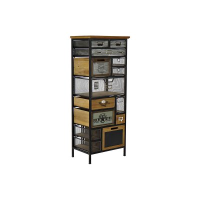 Byrå DKD Home Decor Gran Metall (52 x 34 x 127.5 cm)