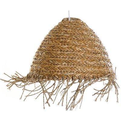 Taklampa DKD Home Decor 40W Naturell (41 x 41 x 32 cm)