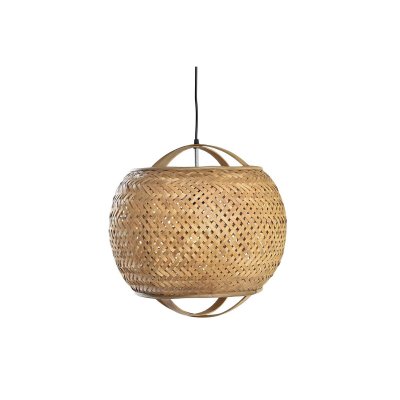 Taklampa DKD Home Decor Naturell 50 W (40 x 40 x 40 cm)