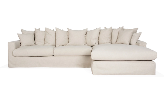 MONACO Premium Divansoffa Höger Beige