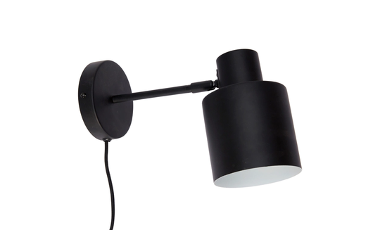 CARIN Vägglampa Svart