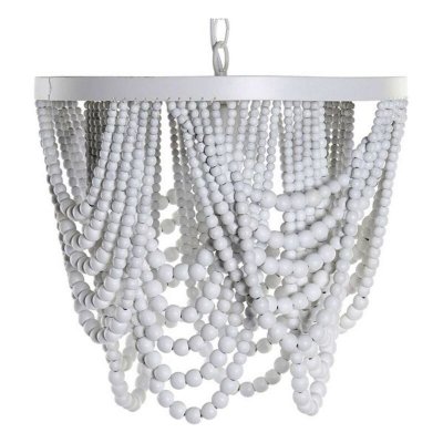 Taklampa DKD Home Decor Metall Trä MDF (35 x 35 x 95 cm)
