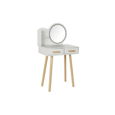 Spelare DKD Home Decor Speglar Naturell Trä Vit Rödbrun (60 x 43 x 122 cm)