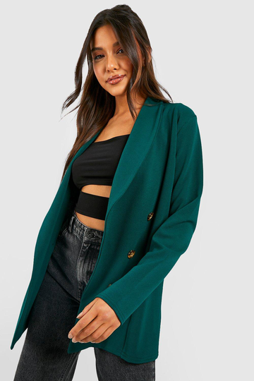 Kavaj Med Ledig Passform, Green
