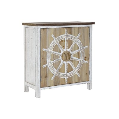 Skåp DKD Home Decor Gran Blå Vit (76.5 x 35 x 80.5 cm)