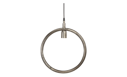 CIRCLE Taklampa Råsilver 35 cm