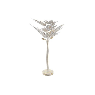 Golvlampa DKD Home Decor Grå Metall Tropiskt Löv av en växt (51 x 51 x 87 cm)