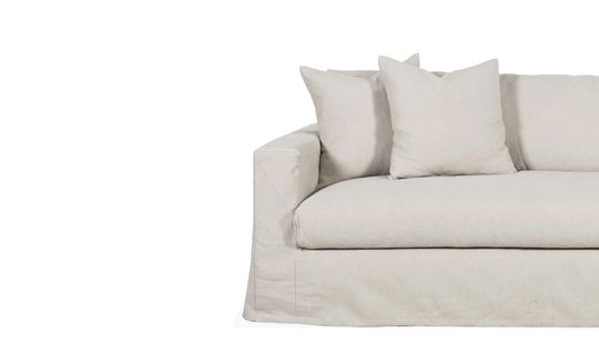 MAXIME Klädsel 4-sitssoffa Beige