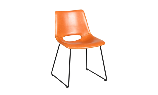 MARIO Stol Konstläder Cognac