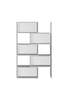 Bokhylla Antares, vit, 72x29x160 cm