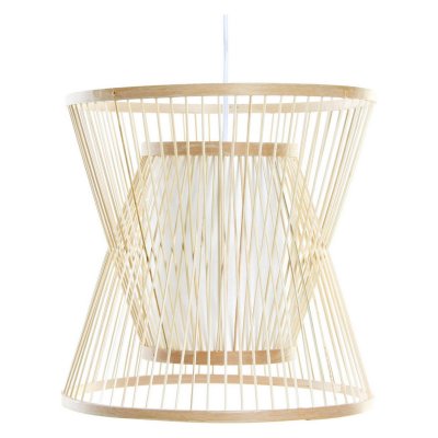 Taklampa DKD Home Decor Bambu 220 V 50 W (33 x 33 x 32.5 cm)