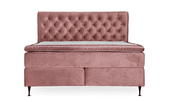 OPERA 140 Sängpaket Sammet Rosa