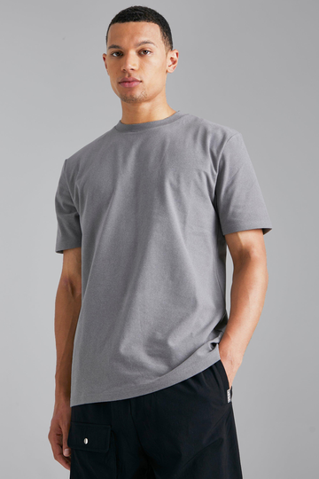 Tall - Mjuk T-Shirt I Slim Fit, Grey