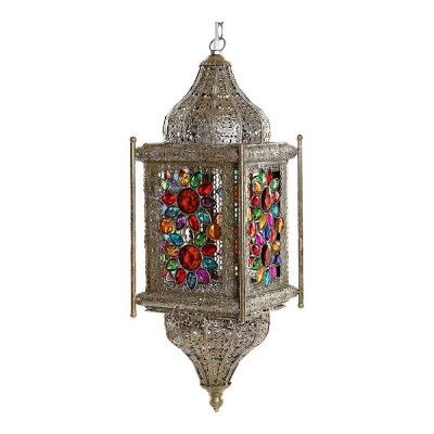 Taklampa DKD Home Decor Akryl Metall (23 x 23 x 67 cm)