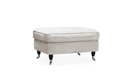 KUNGSHAMN Deluxe Fotpall Howard Beige