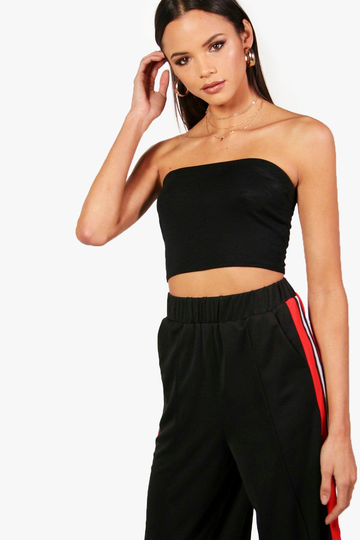 Tall - Bandeautopp I Jersey, Black