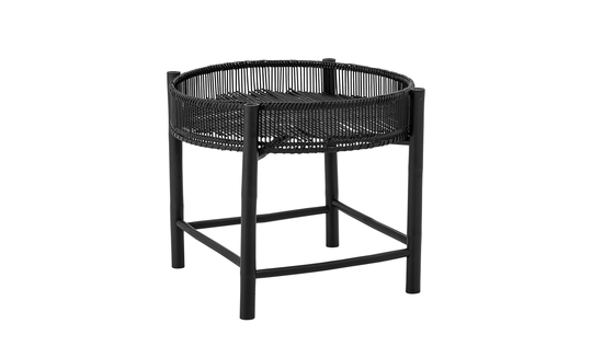 CAROLINA Sidobord Bambu Svart