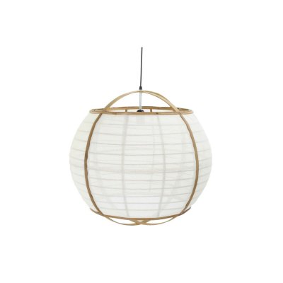 Taklampa DKD Home Decor Brun Kräm 220 V 50 W (58 x 58 x 59 cm)