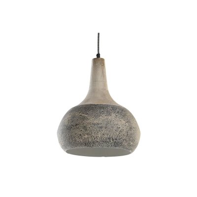 Taklampa DKD Home Decor Beige Mörkgrå 50 W (29 x 29 x 37 cm)