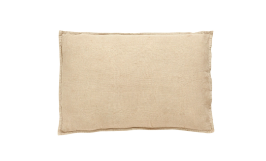 VELA Kuddfodral Linne Dark Sand