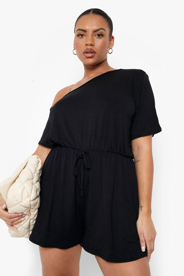 Plus - Asymmetrisk Strandromper, Black