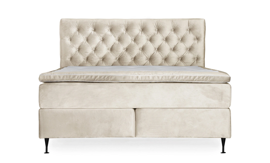 OPERA 140 Sängpaket Sammet Beige