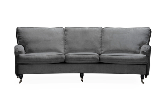 KUNGSHAMN Deluxe 3-sits Howard Curved Grå