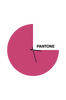 Väggklocka Slice Pantone