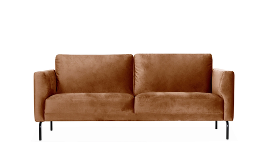 PORTOFINO 2-sitssoffa Velvet Koppar
