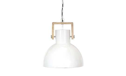 ASHBY Taklampa Singel Vit H45