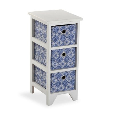 Byrå Versa Aveiro 3 lådor Kakel Trä Trä MDF (30 x 56 x 25 cm)
