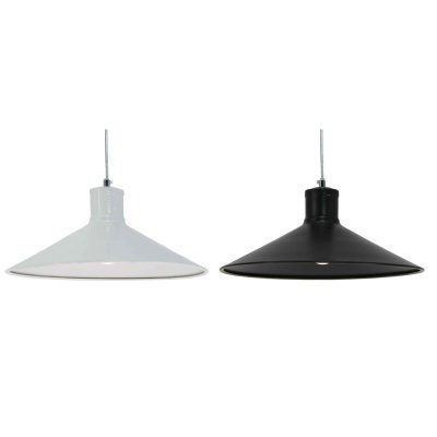 Taklampa DKD Home Decor Svart Metall Vit (36 x 36 x 15 cm) (2 pcs)