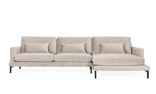 BOLUND Divansoffa Höger Velvet Greige