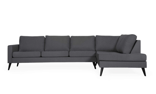 GOTLAND L-soffa Höger Mörkgrå
