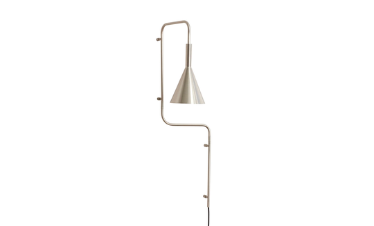 VÄGGLAMPA Silver