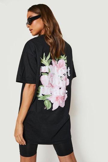 Protect Your Peace Oversize T-Shirt, Black