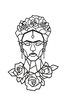 Väggdekor Frida